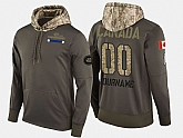 Printed Customized Men's Nike Canadiens Olive Salute To Service Pullover Hoodie,baseball caps,new era cap wholesale,wholesale hats